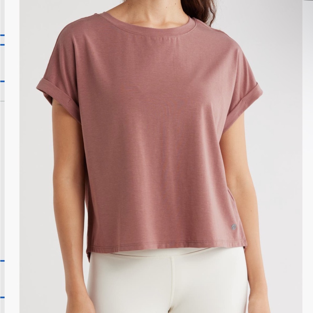 Apana Dusty Rose Short Sleeve Tee